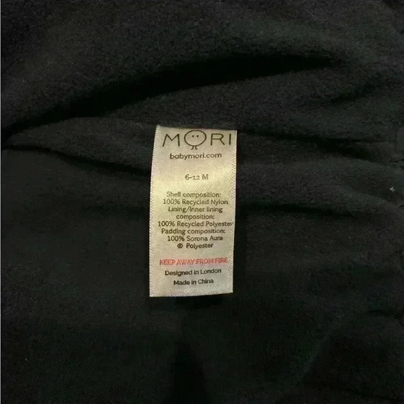 Mori Dino Recycled Waterproof Puffer Coat 6-12 Months - Picture 9 of 12